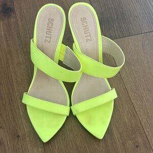 SCHUTZ Bright Yellow Women's Heels